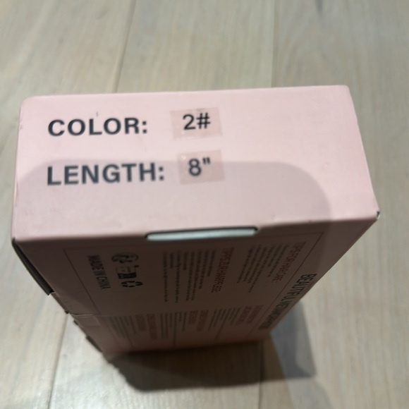 Human Hair Topper for Thinning Hair with Bangs 8 Inch #02 Dark Brown - Picture 9 of 9